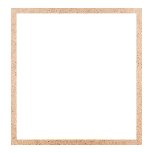 Recorte Moldura Ret 46 x 44 cm Borda 2 cm / MDF 3mm