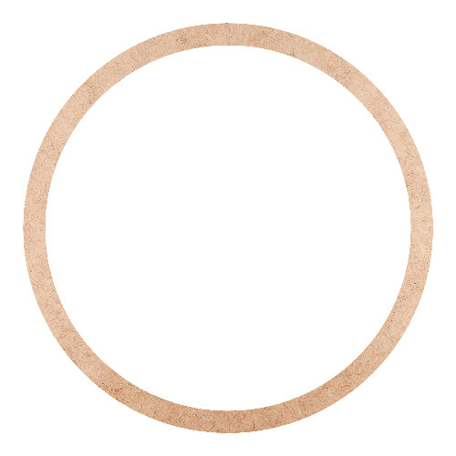 Recorte Moldura Circular 18 cm Borda 1 cm / MDF 3mm