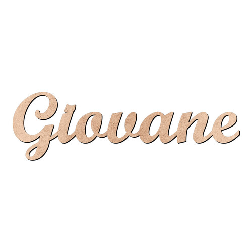 Recorte Giovane Script Mt Std / MDF 3mm