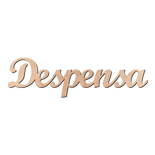 Recorte Despensa Script Mt Std / MDF 3mm