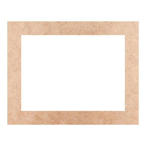 Recorte Moldura Ret 37 x 47 cm Borda 5 cm / MDF 3mm