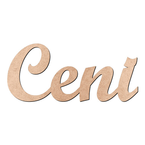 Recorte Ceni Script Mt Std / MDF 3mm