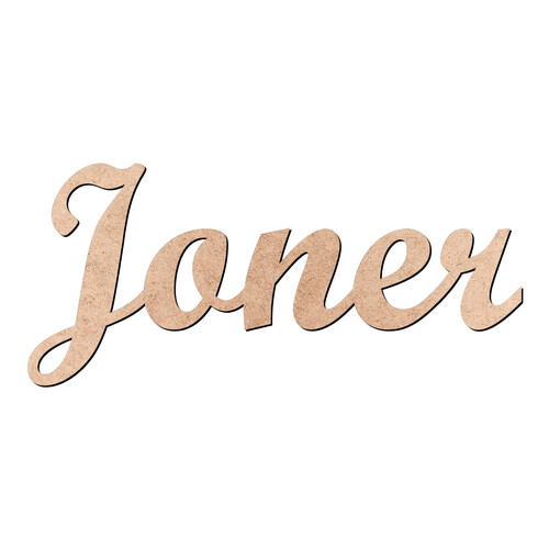 Recorte Joner Script Mt Std / MDF 3mm