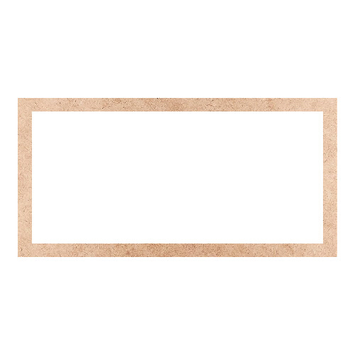 Recorte Moldura Ret 45 x 90 cm Borda 4 cm / MDF 3mm