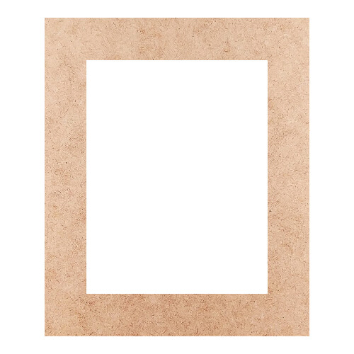 Recorte Moldura Ret 30 x 25 cm Borda 4 cm / MDF 3mm
