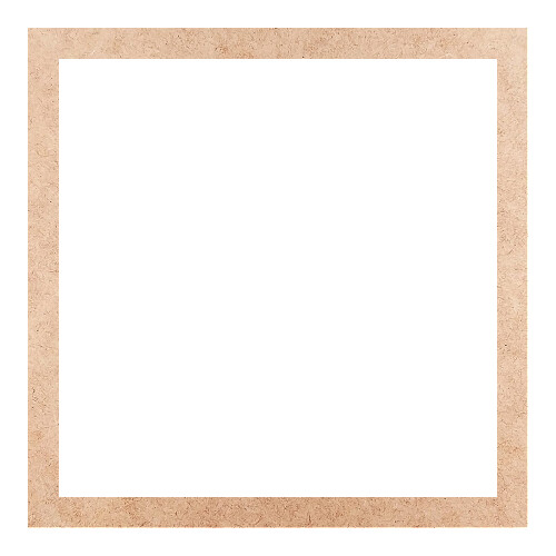 Recorte Moldura Quadrada 16 cm Borda 1 cm / MDF 3mm