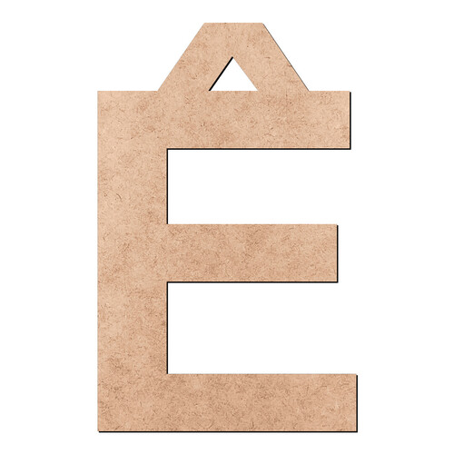 Recorte Letra Ê Arial / MDF 3mm