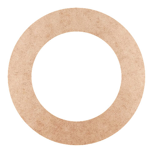 Recorte Moldura Circular 46 cm Borda 8 cm / MDF 3mm