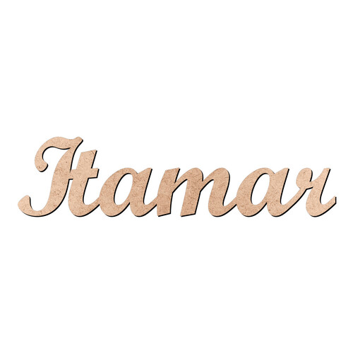 Recorte Itamar Script Mt Std / MDF 3mm