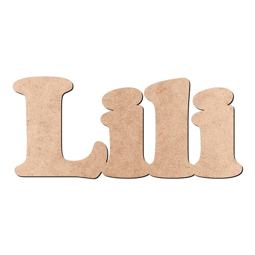 Recorte Lili Cooper Black / MDF 3mm