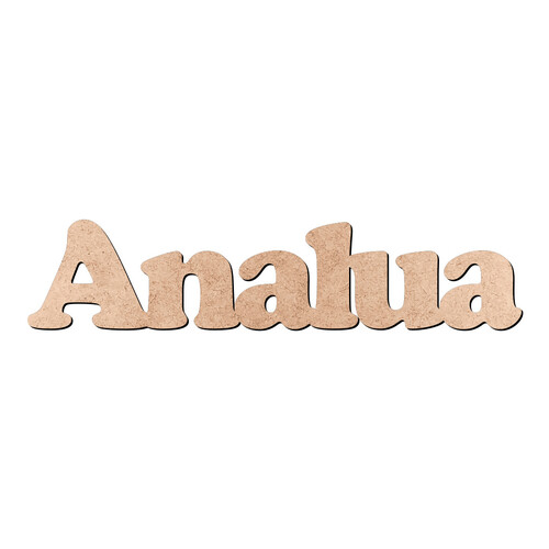 Recorte Analua Cooper Black / MDF 3mm
