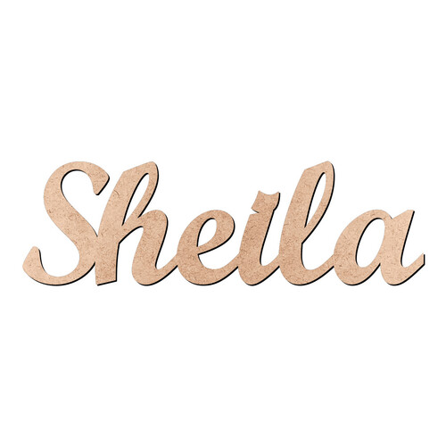 Recorte Sheila Script Mt Std / MDF 3mm