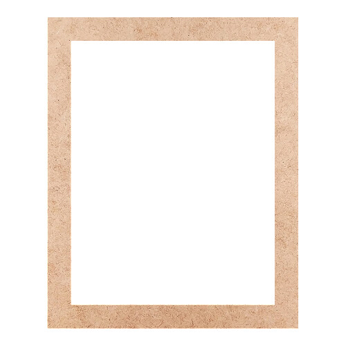 Recorte Moldura Ret 26 x 21 cm Borda 2 cm / MDF 3mm