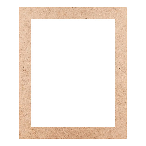 Recorte Moldura Ret 44 x 36 cm Borda 4 cm / MDF 3mm
