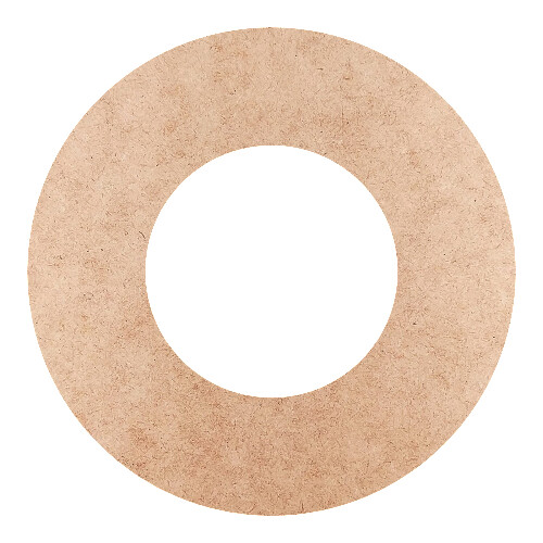 Recorte Moldura Circular 33 cm Borda 8 cm / MDF 3mm