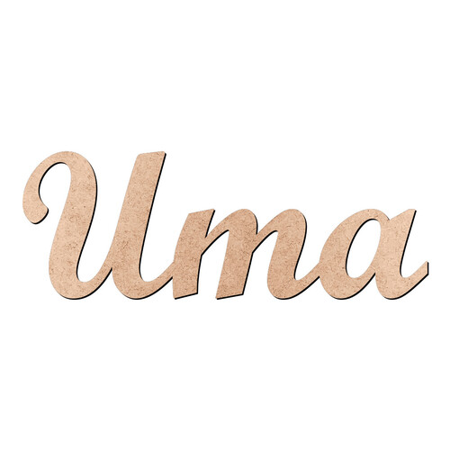 Recorte Uma Script Mt Std / MDF 3mm