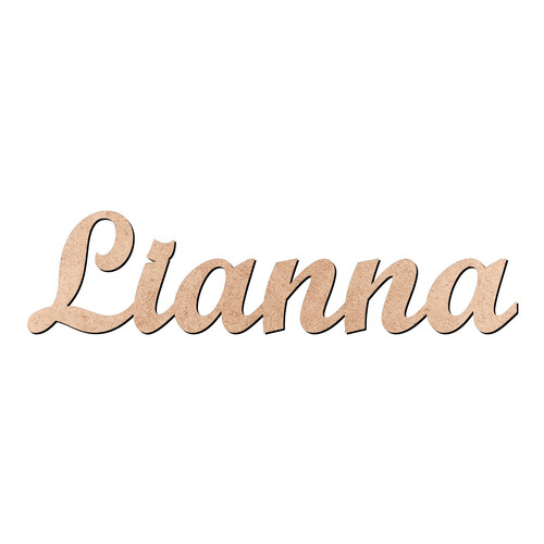 Recorte Lianna Script Mt Std / MDF 3mm