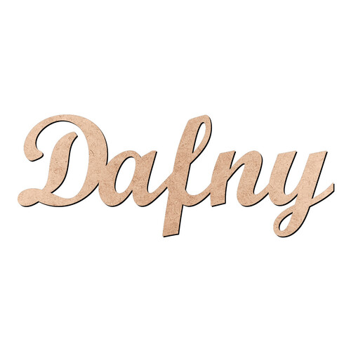 Recorte Dafny Script Mt Std / MDF 3mm