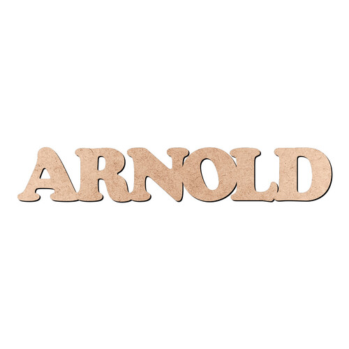 Recorte ARNOLD Cooper Black / MDF 3mm