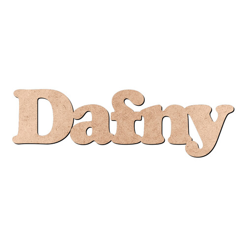 Recorte Dafny Cooper Black / MDF 3mm