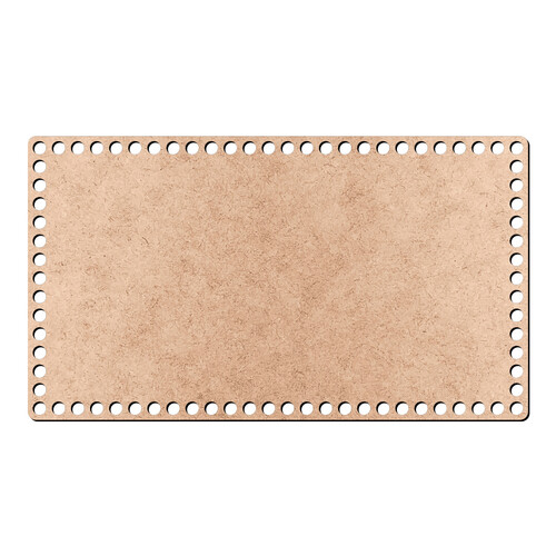 Recorte Base Ret Cesto Fio Malha 17 x 30 cm / MDF 3mm