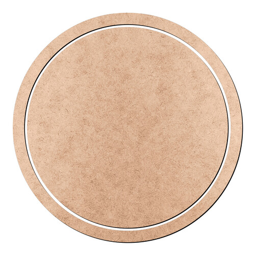 Recorte Mini Bastidor Redondo 4 cm / MDF 3mm