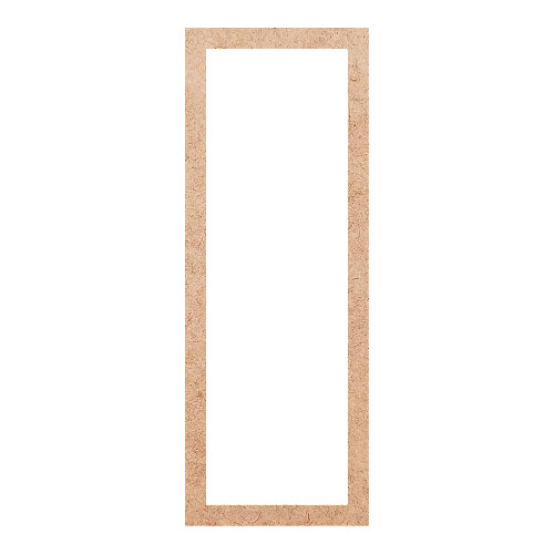 Recorte Moldura Ret 46 x 17 cm Borda 2 cm / MDF 3mm