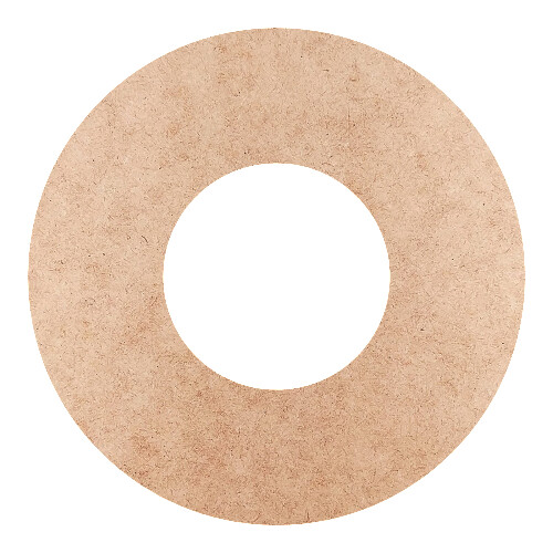 Recorte Moldura Circular 33 cm Borda 9 cm / MDF 3mm