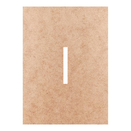 Recorte Moldura Ret 29 x 21 cm Borda 10 cm / MDF 3mm