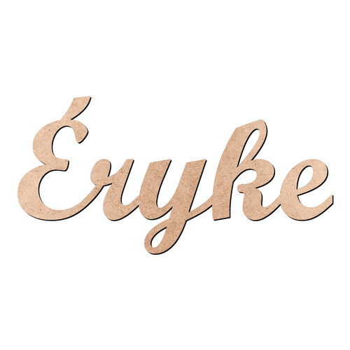 Recorte Éryke Script Mt Std / MDF 3mm