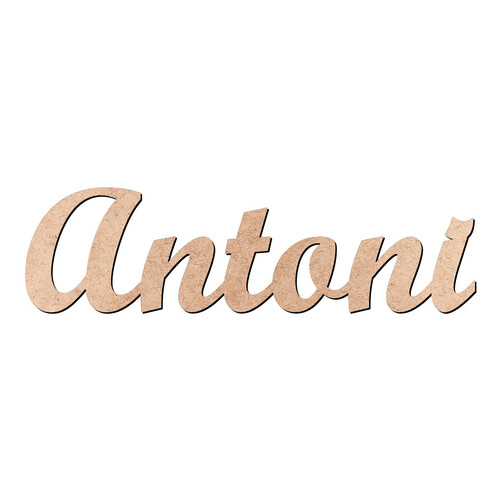Recorte Antoni Script Mt Std / MDF 3mm