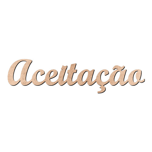 Recorte Aceitação Script Mt Std / MDF 3mm