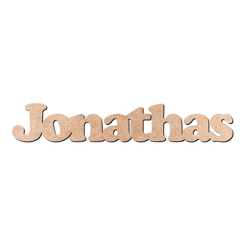 Recorte Jonathas Cooper Black / MDF 3mm