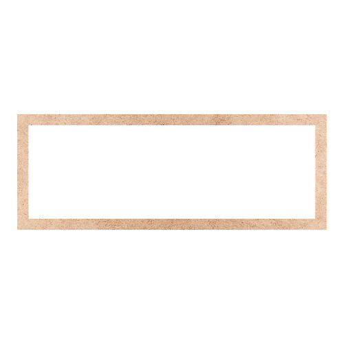 Recorte Moldura Ret 30 x 80 cm Borda 3 cm / MDF 3mm