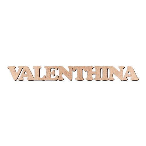 Recorte VALENTHINA Cooper Black / MDF 3mm