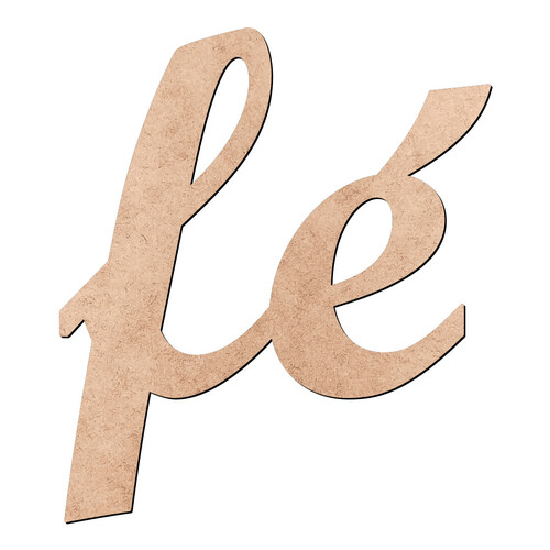 Recorte fé Script Mt Std / MDF 3mm