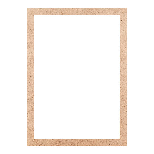 Recorte Moldura Ret 36 x 26 cm Borda 2 cm / MDF 3mm