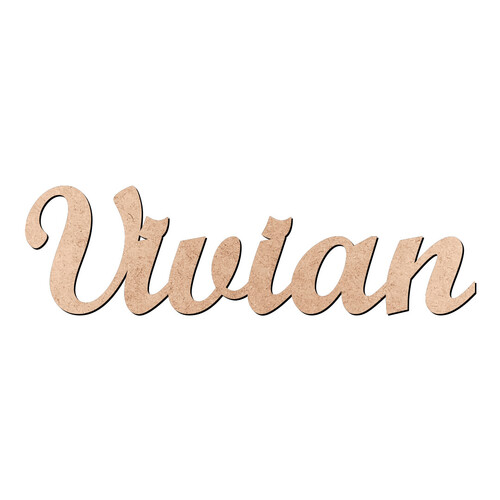 Recorte Vivian Script Mt Std / MDF 3mm