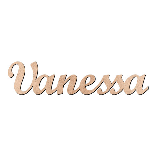 Recorte Vanessa Script Mt Std / MDF 3mm