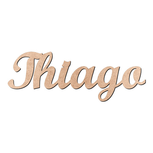 Recorte Thiago Script Mt Std / MDF 3mm