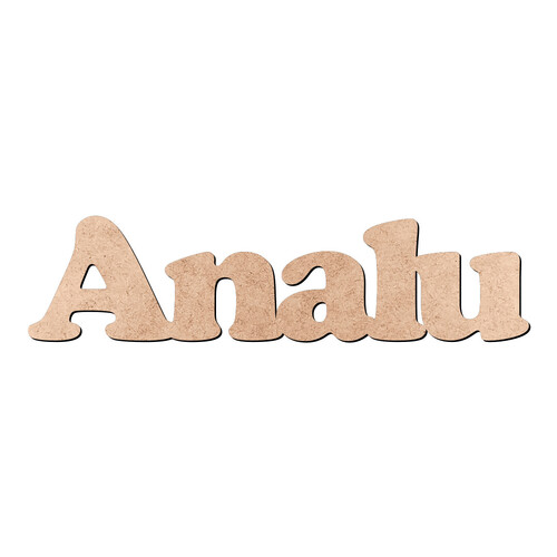 Recorte Analu Cooper Black / MDF 3mm