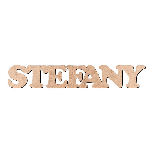 Recorte STEFANY Cooper Black / MDF 3mm