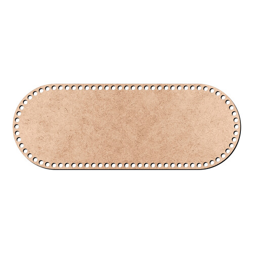 Recorte Base Ret Arr Cesto F Malha 15 x 40 cm / MDF 3mm