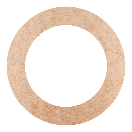 Recorte Moldura Circular 32 cm Borda 5 cm / MDF 3mm