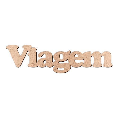 Recorte Viagem Cooper Black / MDF 3mm