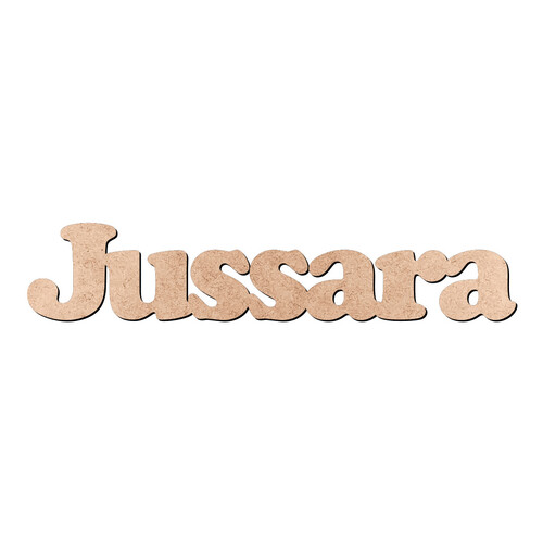 Recorte Jussara Cooper Black / MDF 3mm