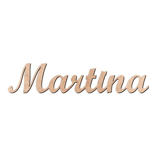 Recorte Martina Script Mt Std / MDF 3mm