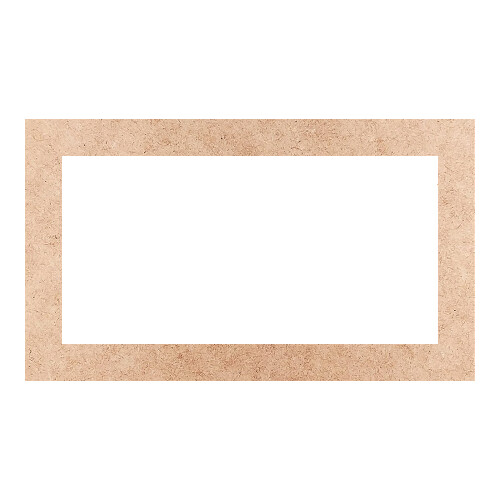 Recorte Moldura Ret 35 x 60 cm Borda 5 cm / MDF 3mm