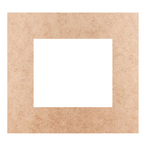 Recorte Moldura Ret 46 x 50 cm Borda 10 cm / MDF 3mm