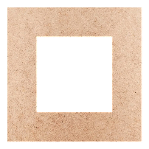Recorte Moldura Quadrada 46 cm Borda 10 cm / MDF 3mm